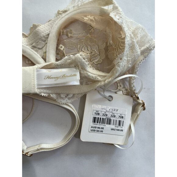Honey Birdette Whitney Bra in Ivory - Picture 4 of 5